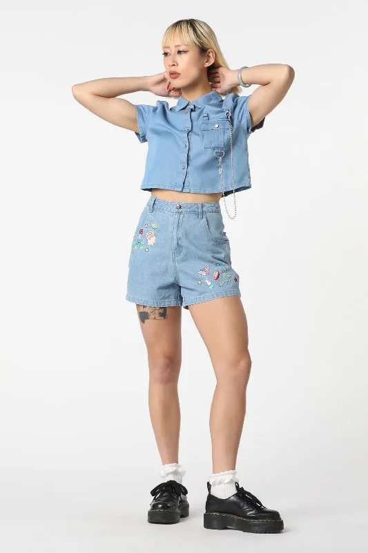 Take Advantage Scrapbook Denim Short