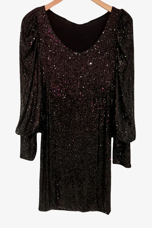 Price Blitz Sequin Dress - Black