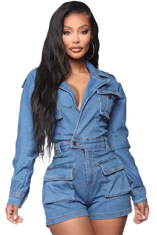 Today's Special DENIM ROMPER