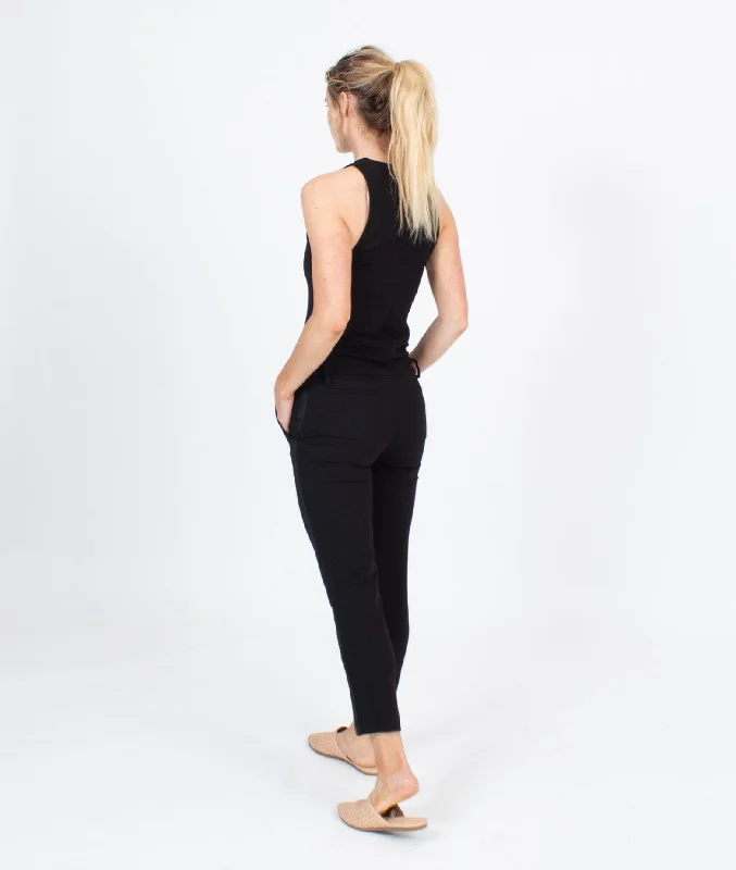 Special Price Sleeveless Tuxedo Jumpsuit