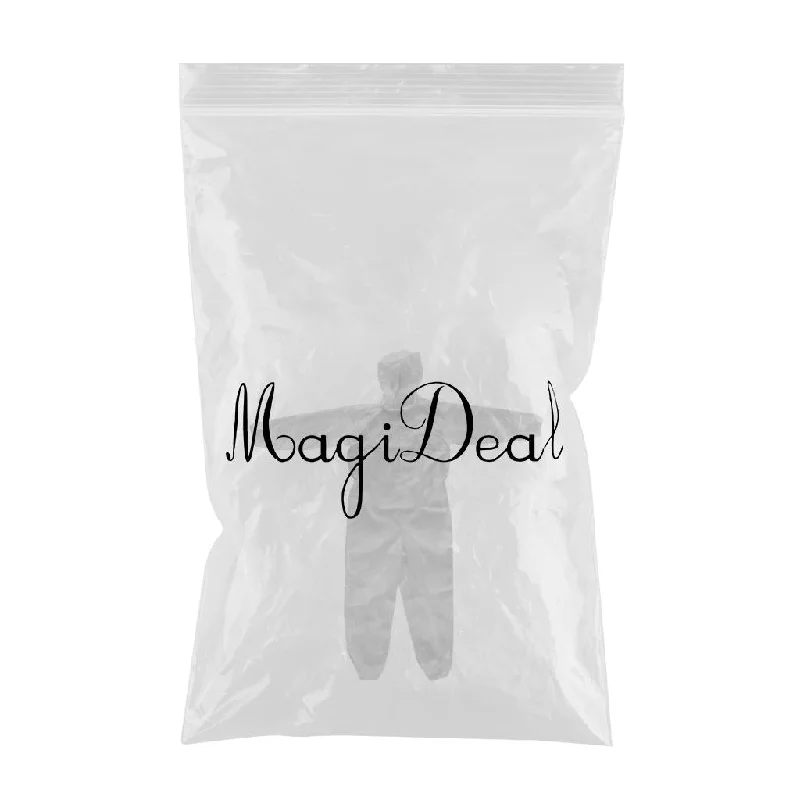 Super Bargain Maxbell Small Antistatic Spray Protection Hood Coverall Jumpsuit Painting Suit White