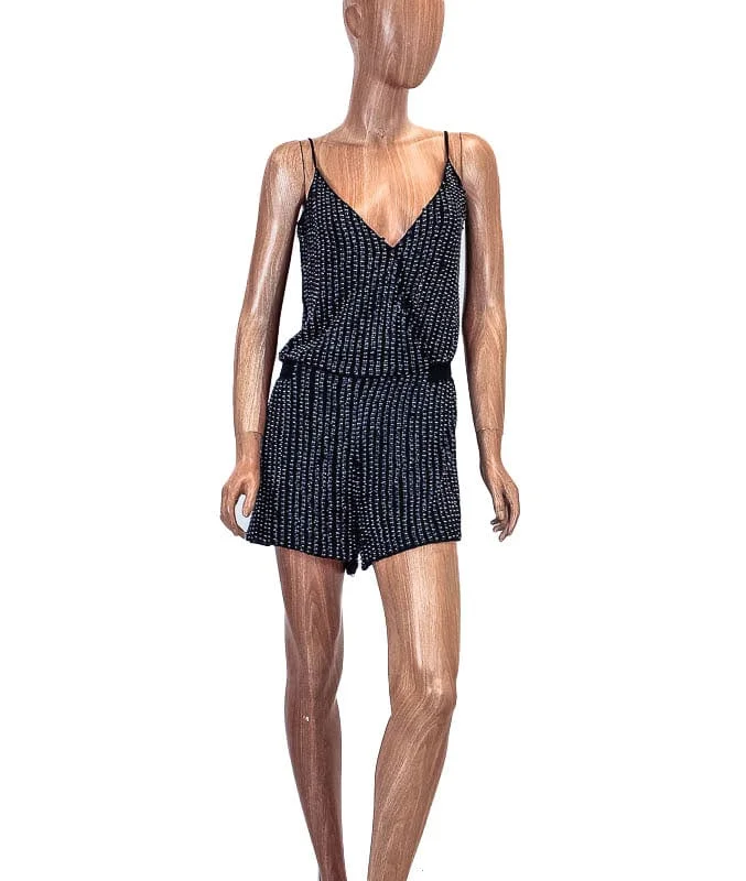 Extra Savings Spaghetti Strap Beaded Romper