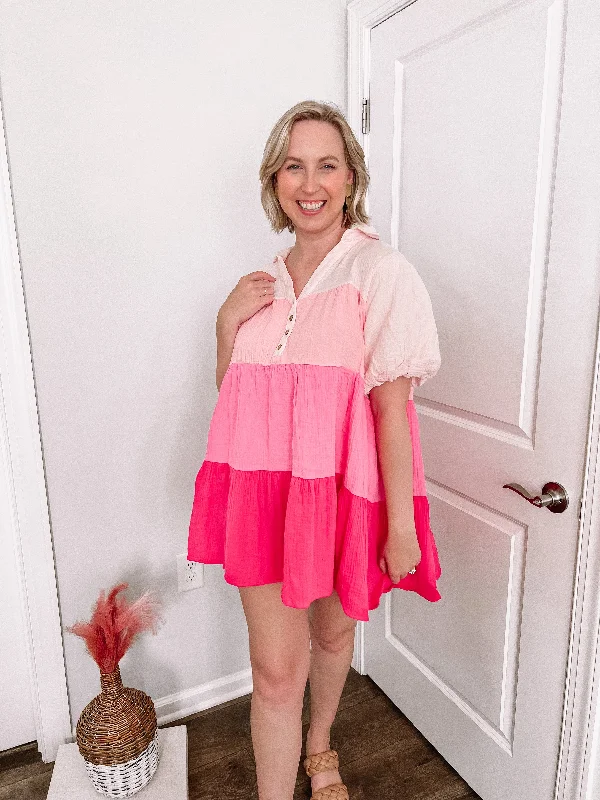 Hurry In Strawberry Dip Dress