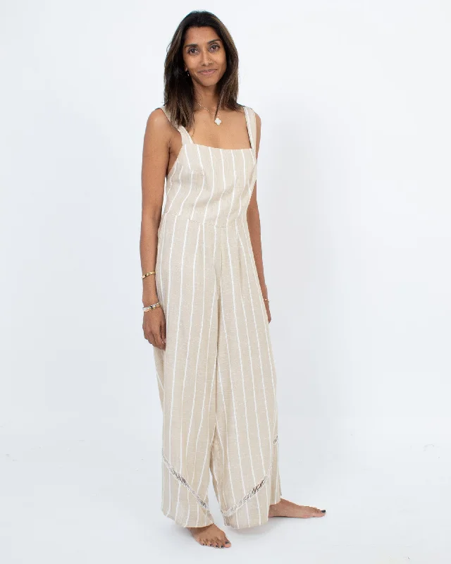 Great Deals Striped Jumpsuit