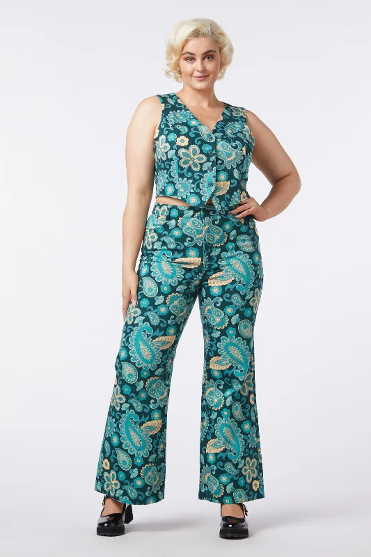 Today’s Deal Sunset Paisley Flare Jean