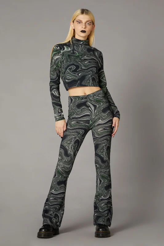Time-Limited Offer Swamp Print Pant