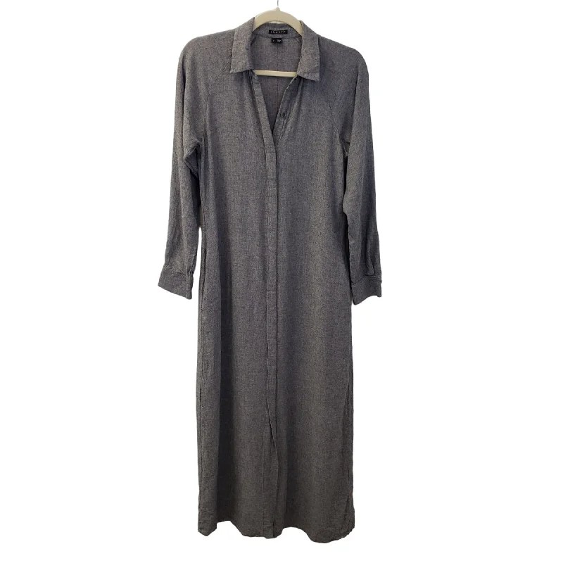 Discount Deals Theory Wool Blend Maxi Shirt Dress Size Small