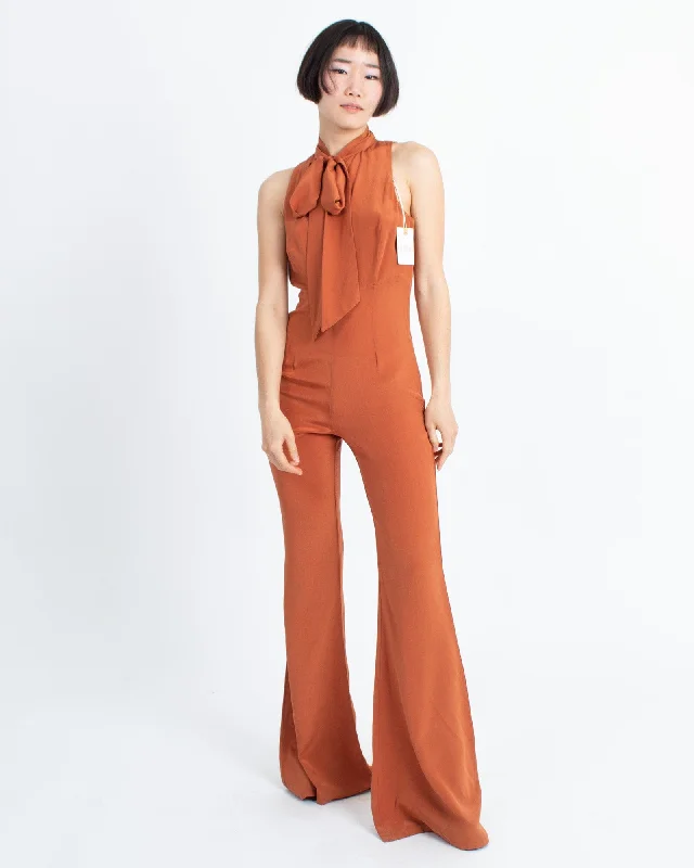 New Deals Tie Accent Jumpsuit