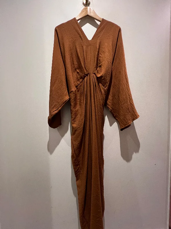 Daily Deals Tie Back Dress - Tan
