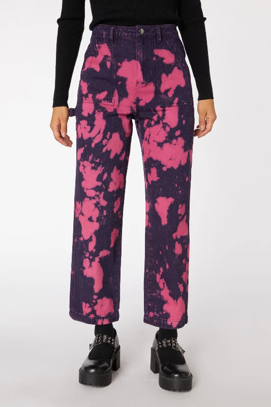 Today’s Deal Tie Dye Denim Straight Jean