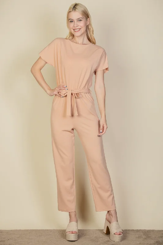 Limited Time Relaxed jumpsuit with a tie waist