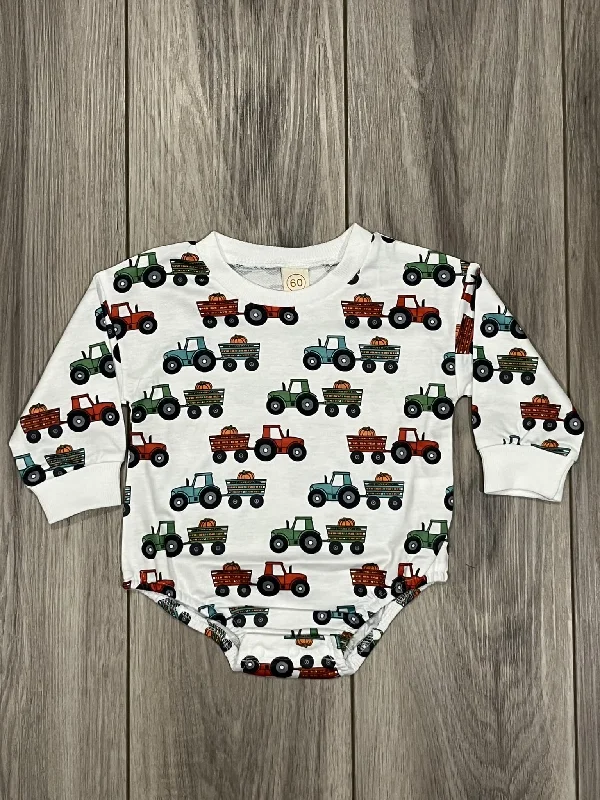 Price Reduction Tractor Life Bubble Romper