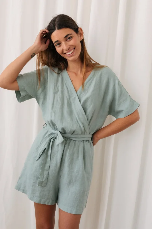 Price Cut Novaya Jumpsuit Washed Green