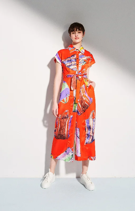 Shop and Save Tyro Jumpsuit Bags Red
