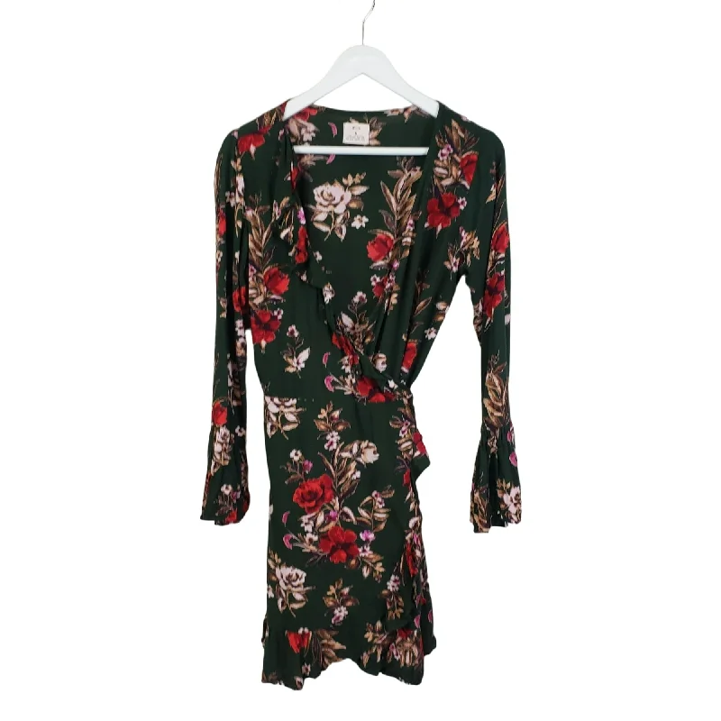 Exclusive Deal Urban Outfitters Pins & Needles Floral Wrap Dress Size Medium