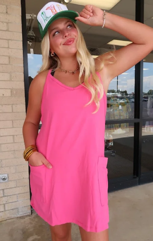 Price Buster V-Neck Jersey Dress