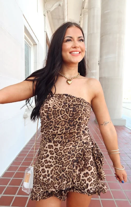 Price Fest Valerie Leopard Romper