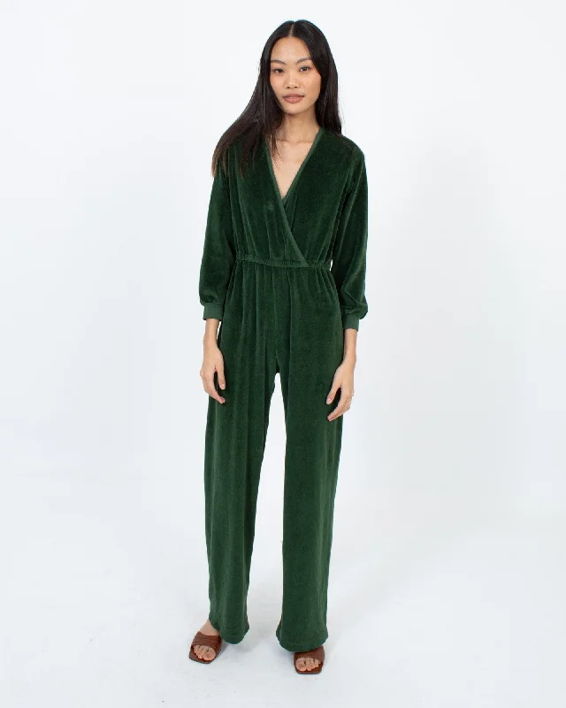 Act Now Velour Jumpsuit