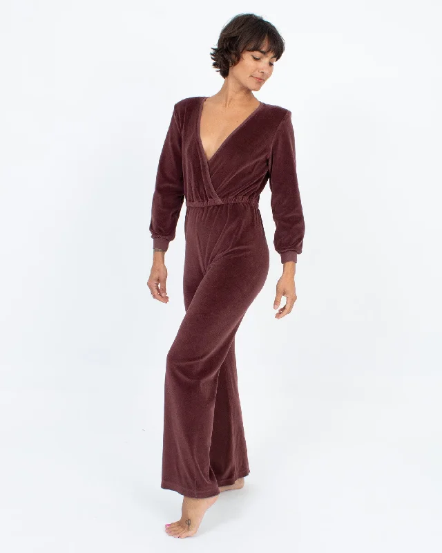 Final Markdown Velour Jumpsuit
