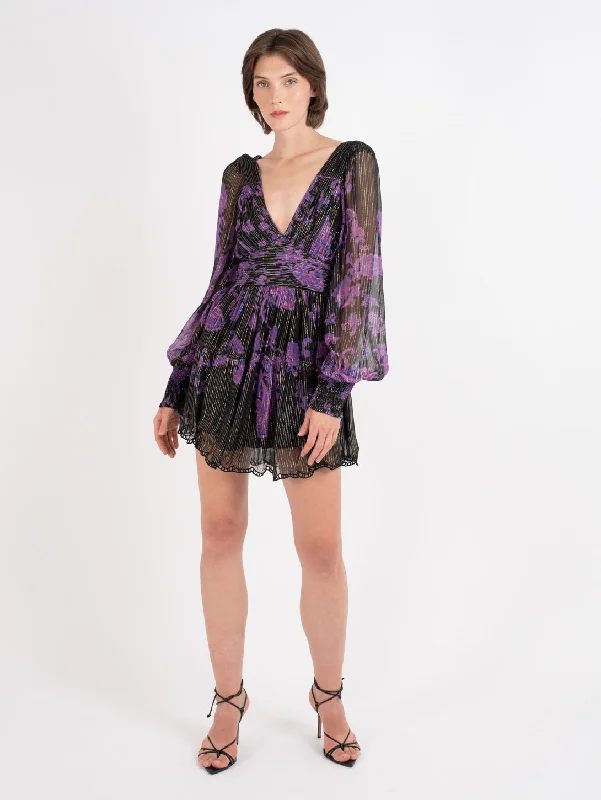 Blowout Sale Viha Mini Dress - Lurex