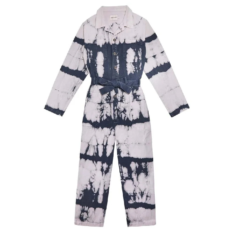 Limited Availability Vincent Woman Overall - Tie Dye Navy