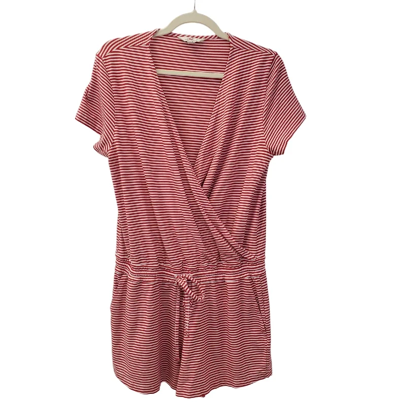 Price Buster Vineyard Vines Striped Faux Wrap Romper Size Medium