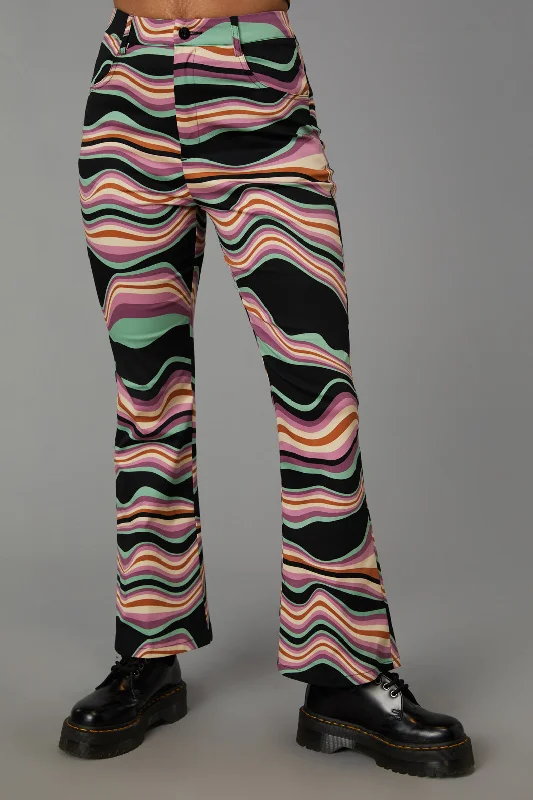 Stock Clearance Wave Craze Print Pant