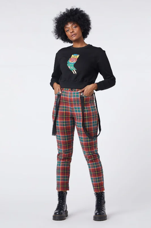 Steals and Deals Wichita Tartan Fitted Pant