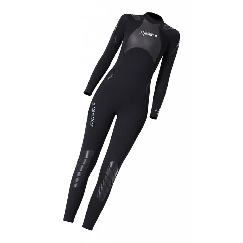 Act Fast Maxbell Women 3mm Neoprene One-Piece Wetsuit Long Sleeve Diving Back Zip Jumpsuit S Act Fast Maxbell Women 3mm Neoprene One-Piece Wetsuit Long Sleeve Diving Back Zip Jumpsuit S