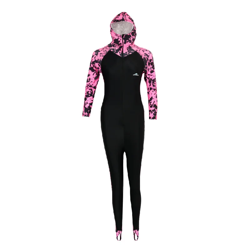 Deep Discounts Maxbell Women Girl Full Body Swimsuit Jumpsuit Rash Guard Wetsuit XXL Purple + Black Deep Discounts Maxbell Women Girl Full Body Swimsuit Jumpsuit Rash Guard Wetsuit XXL Purple + Black