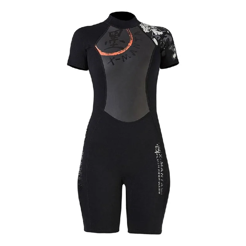 YEAR-End Sale Maxbell Women One-piece Wetsuit Back Zip Diving Swimwear Dive Suit Jumpsuit Short XL YEAR-End Sale Maxbell Women One-piece Wetsuit Back Zip Diving Swimwear Dive Suit Jumpsuit Short XL